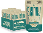 It’s Skinny Pappardelle Pasta – Low Carb Pasta, Gluten Free, Keto & Vegan-Friendly, Shirataki Konjac, Sugar-Free, High in Fiber, Only 4.5 Calories Per Serving, Ready in 2 Minutes (6 Packs)