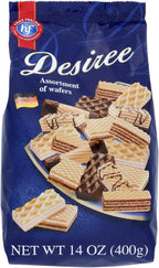 Hans Freitag Biscuits and Wafers (Desiree Wafers, 14oz, pack of 2)