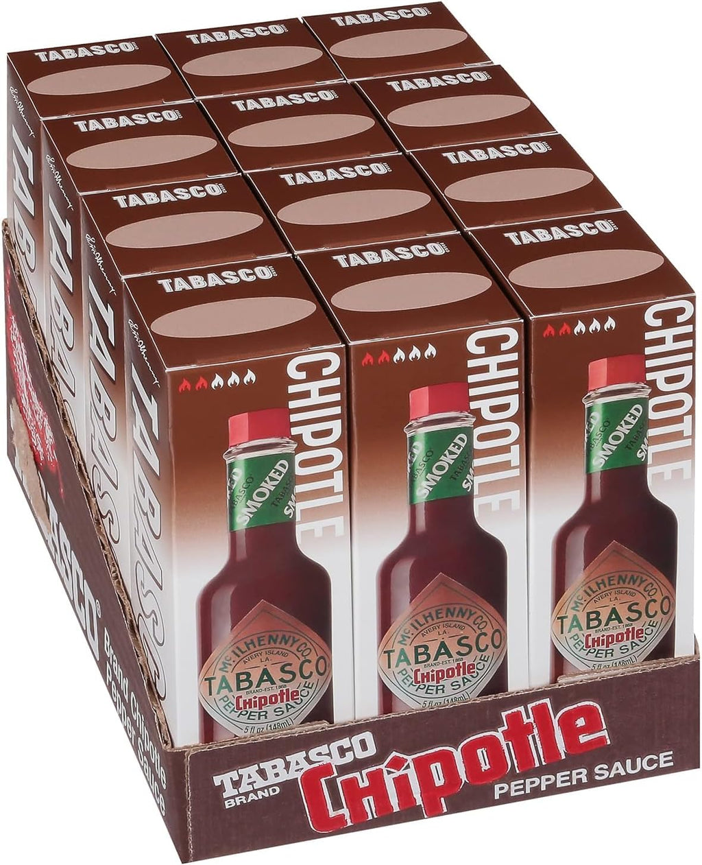 TABASCO® Brand Chipotle Pepper Sauce, 5 oz (Pack of 12)