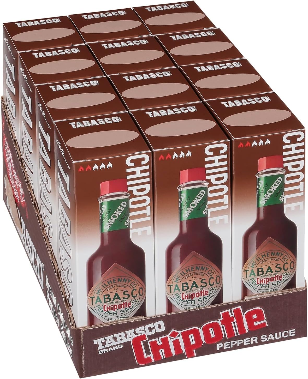 TABASCO® Brand Chipotle Pepper Sauce, 5 oz (Pack of 12)