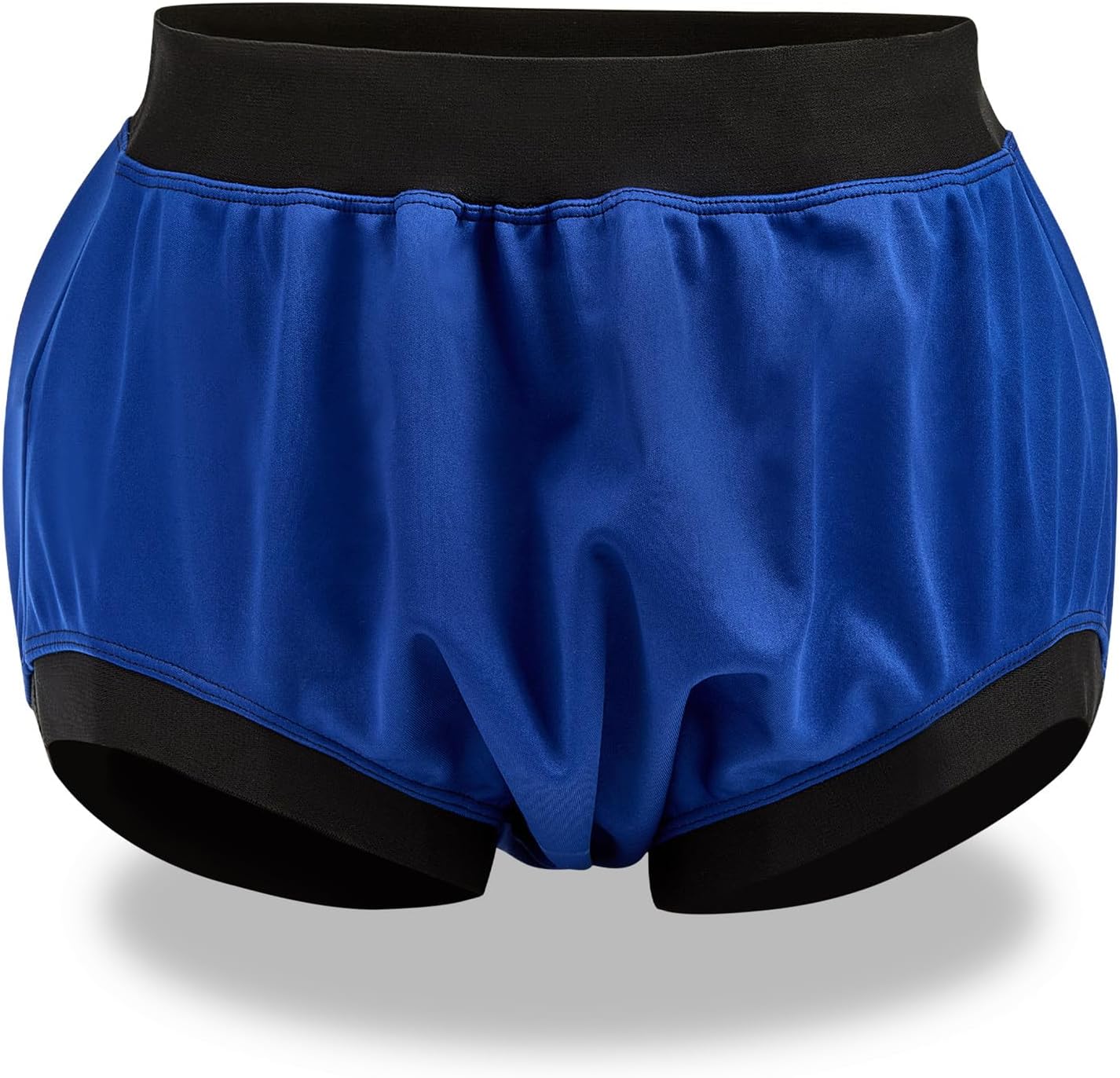 Adult Plastic Diaper Covers Waterproof, Leakproof Rubber Incontinence Pants Washable, High Waist Women Underwear Overnight (Blue, Large)