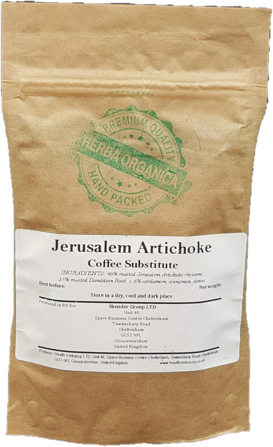 Herba Organica - Jerusalem Artichoke Coffee Substitute (100g)
