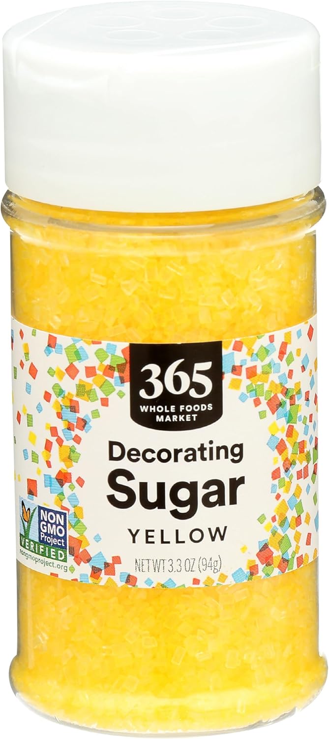 365 by Whole Foods Market, Yellow Decorating Sugar, 3.3 Ounce