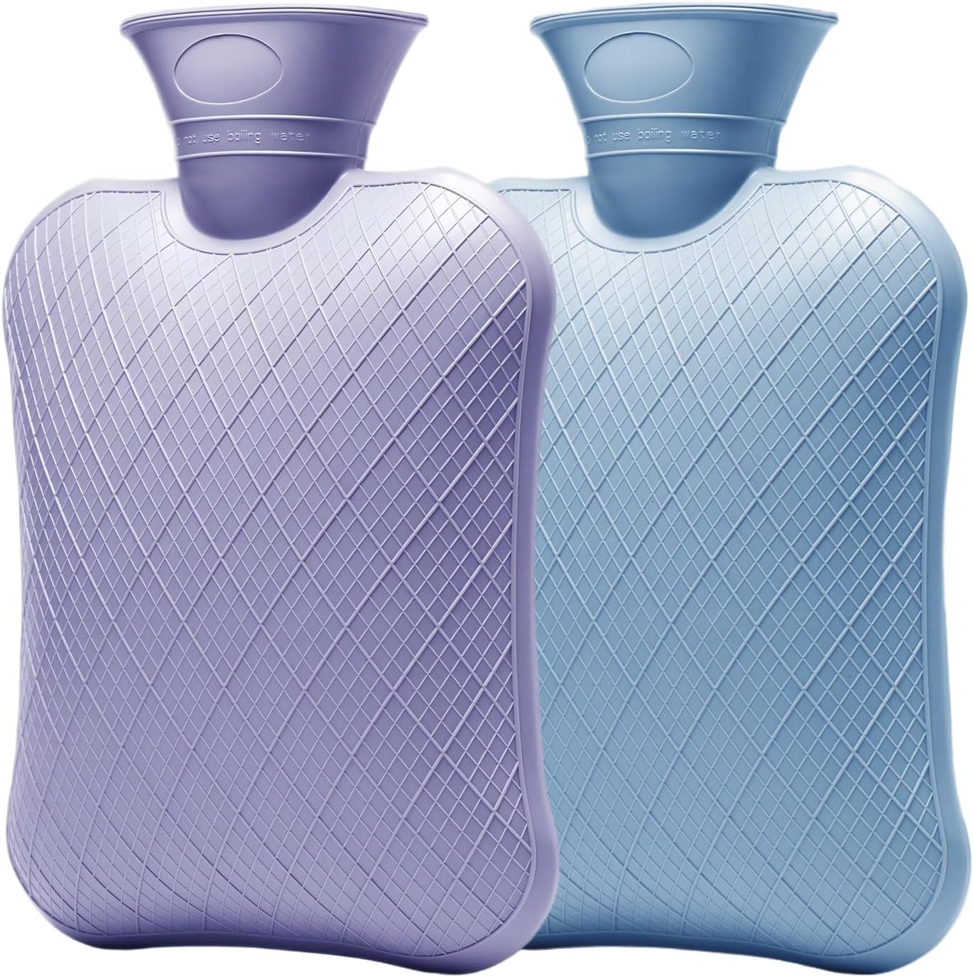 FORICOM Extra Large Hot Water Bottles for Pain Relief.2packs,2L Hot Water Bag for Back Pain, Heating Pad 2Liter, Hot and Cold Therapy.Bpa Free.