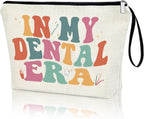 Dental Gifts Dentist Gift Dental Hygienist Gifts Dental Assistant Office Gifts Makeup Bag IN MY DENTAL ERA Singer Fans Dentist Accessories Cosmetic Zipper Pouch Teeth Care Gifts for Graduation Class