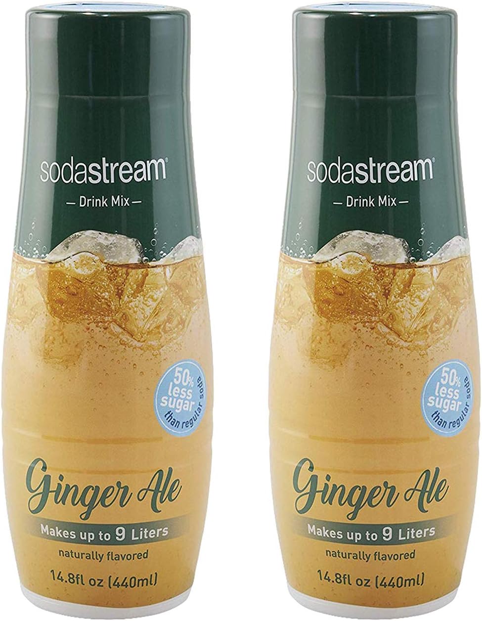 SodaStream Ginger Ale, 440ml 2 Pack, 14.8 Fl Oz