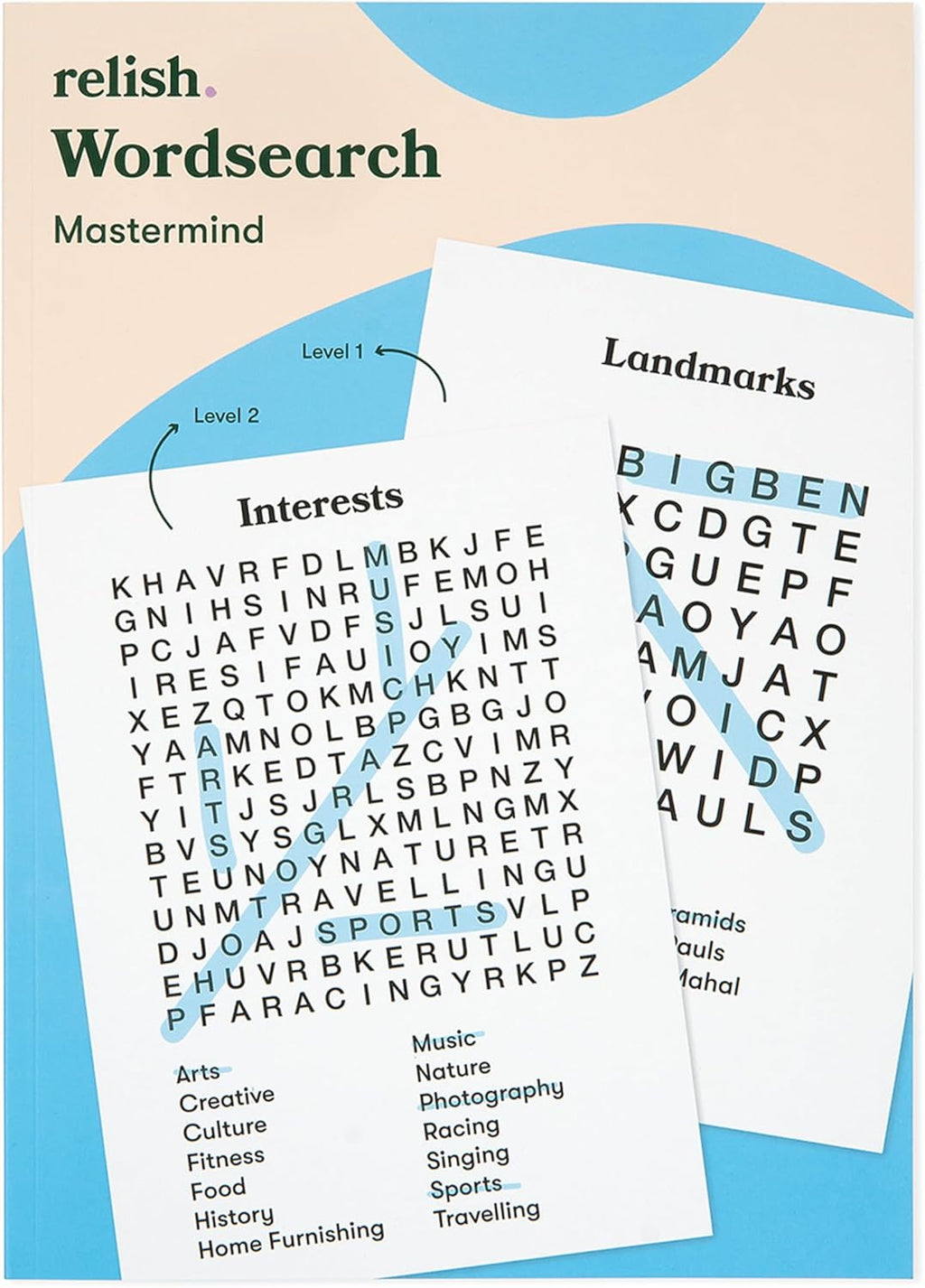 Relish Large Print Word Search – Dementia Activities for Seniors, Products & Gifts for Seniors and Elderly