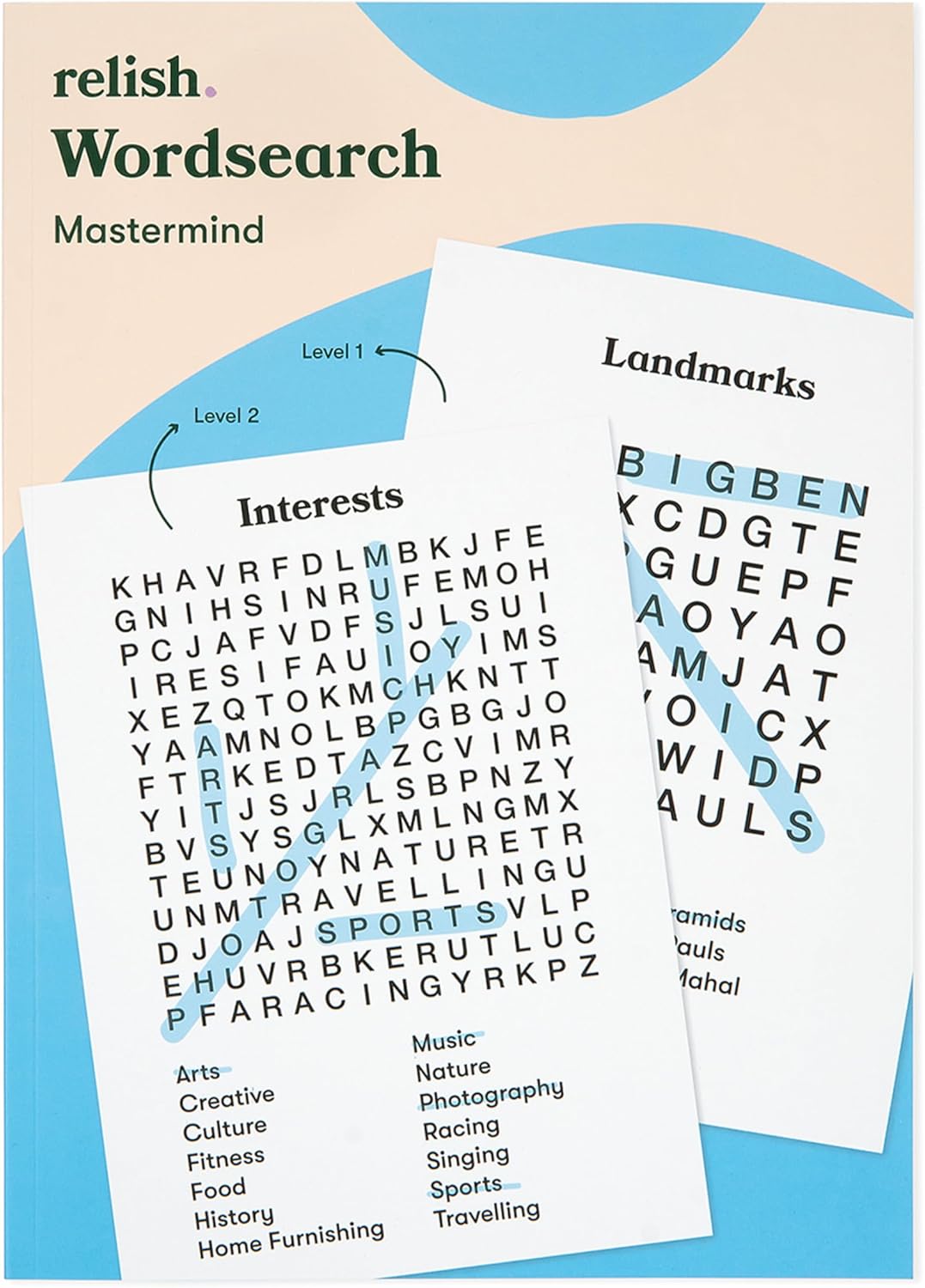 Relish Large Print Word Search – Dementia Activities for Seniors, Products & Gifts for Seniors and Elderly