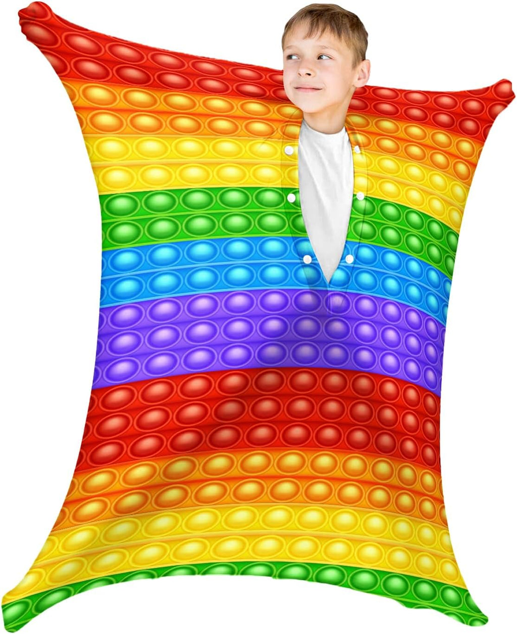Autism Rainbow Movement Stretchy Sensory Body Socks - ADHD and Improve Sensory Processing Sox - Help Children with Autism (Medium)