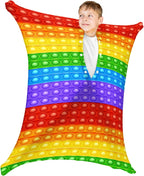 Autism Rainbow Movement Stretchy Sensory Body Socks - ADHD and Improve Sensory Processing Sox - Help Children with Autism (Medium)