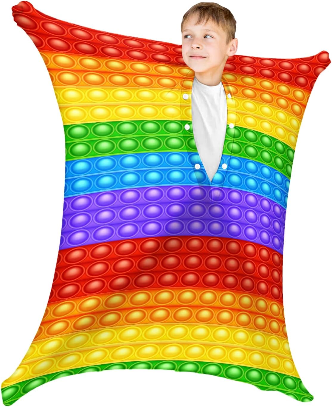 Autism Rainbow Movement Stretchy Sensory Body Socks - ADHD and Improve Sensory Processing Sox - Help Children with Autism (Medium)