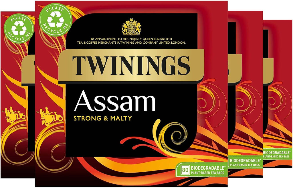 Twinings Assam Tea 80 (Pack of 4)