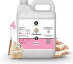 Dolce Flav Cake Batter Flavoring – 32 Ounce Water-Soluble Kosher, Sugar-Free, Concentrated Birthday Cake Flavor for Frosting, Cupcakes & Ice Cream