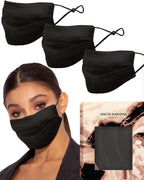 KARIZMA Beverly Hills Silk Face Mask Collection Pack. Fashionable Designer Face Mask for Women. Real Mulberry Silk Masks