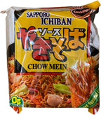 Sapporo Ichiban Sauce Yakisoba. Stir-fried Noodles. Savory Sauce. Comfort Food. Quick Meal. Authentic Asian Flavor. Japanese Instant Noodles – 3.8 Oz (pack of 8)