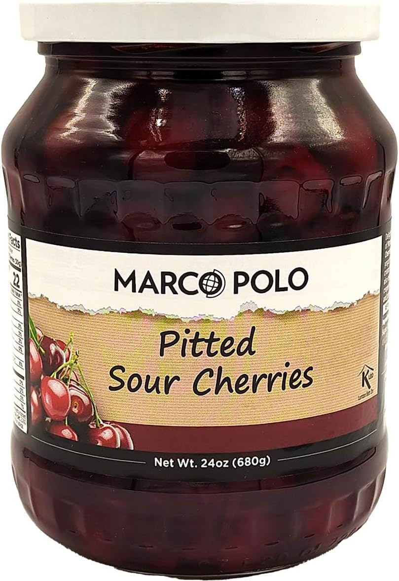 Marco Polo Pitted Sour Cherries, 24 oz