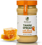 Ariston “The Very Best” Tahini with Honey – Sesame & Honey Tahini Spread | Smooth Creamy Spread | Product of Greece, 12.3 oz