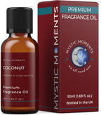 Mystic Moments | Coconut Fragrance Oil - 50ml - Perfect for Soaps, Candles and Skin & Hair Care Items