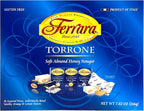 Torrone Nougat Candy, 18 Assorted Pieces (Ferrara) NET WT 7.62 216g