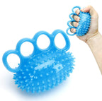 Hand Grip Strength Ball, Finger Wrist Flexibility Exerciser Grip Ball, Muscles and Hand Strengthener Exercise for 4 Fingers, Finger Physical Training Tool