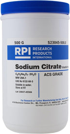 Sodium Citrate, Trisodium Salt, Dihydrate, ACS Grade, 500 Grams
