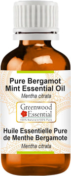 Greenwood Essential Pure Bergamot Mint Essential Oil (Mentha citrata) Steam Distilled 5ml (0.16 oz)