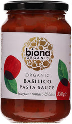 Biona Organic - Pasta Sauce - Basilico Tomato & Basil - 350g
