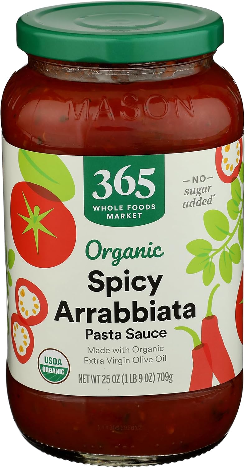 365 by Whole Foods Market, Organic Arrabbiata Pasta Sauce, 25 Ounce