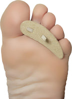 Steins Hammer Toe Crest Cushion and Buttress Pad Reduces Pressure from Calluses and Hammer Toes, Large Left, Beige, 3 Count (Pack of 1)