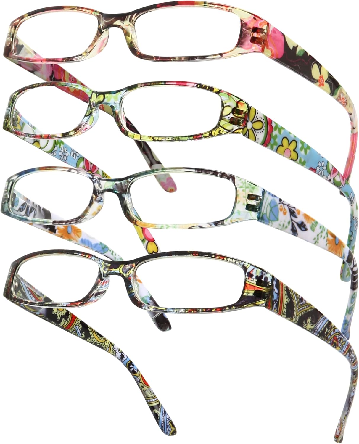 Gaoye 1.5 Readers for Women, Blue Light Blocking Reading Glasses, Stylish Reading Glasses for Women in 4 Patterns
