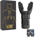 Blue Rose Lung Trainer Breathing Exercise Device for Lungs Adjustable Breathing Trainer for Endurance Pulmonary Capacity and Respiratory Muscle Strength