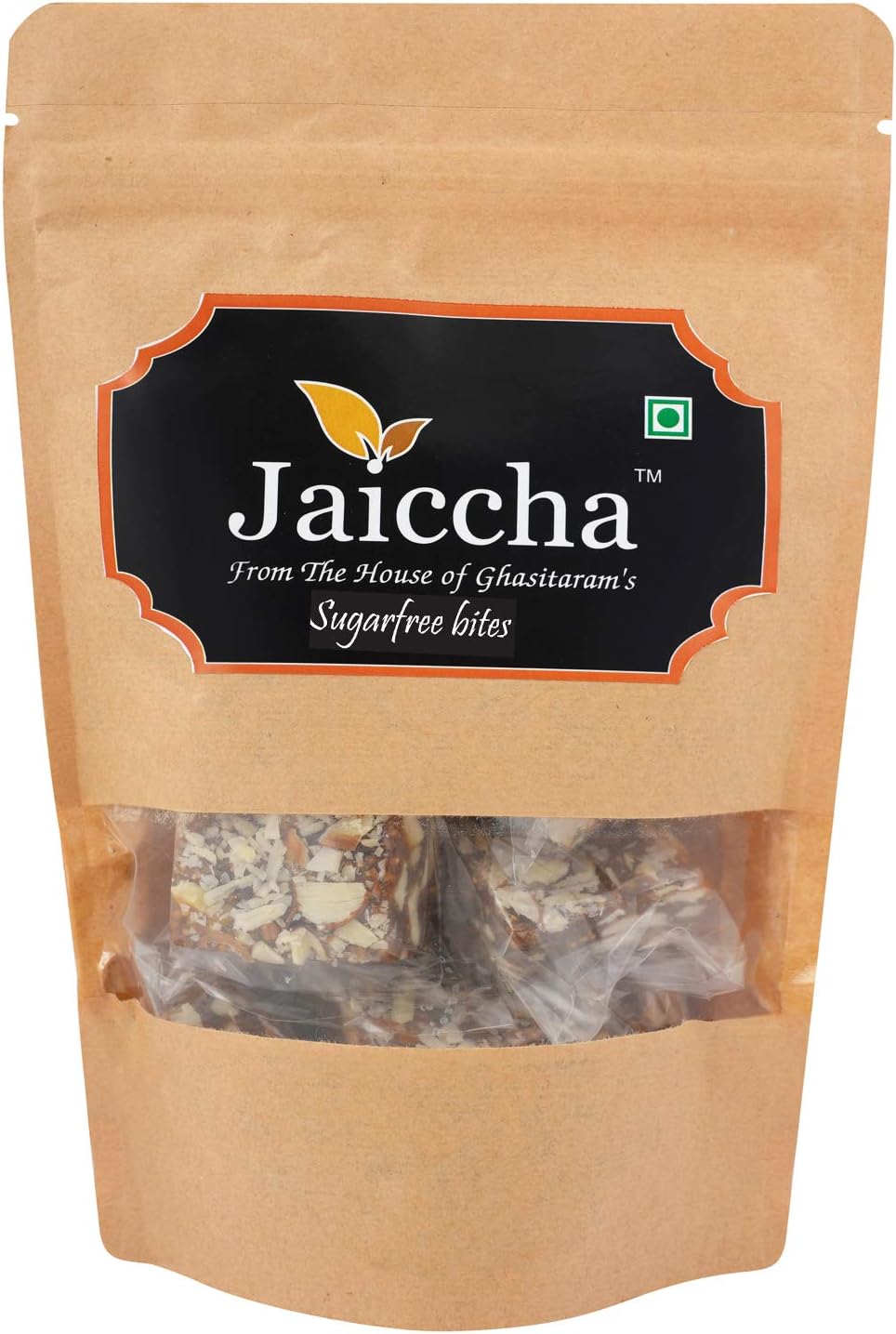Jaiccha Ghasitaram Sugarfree Bites 200 GMS in Brown Paper Pouch
