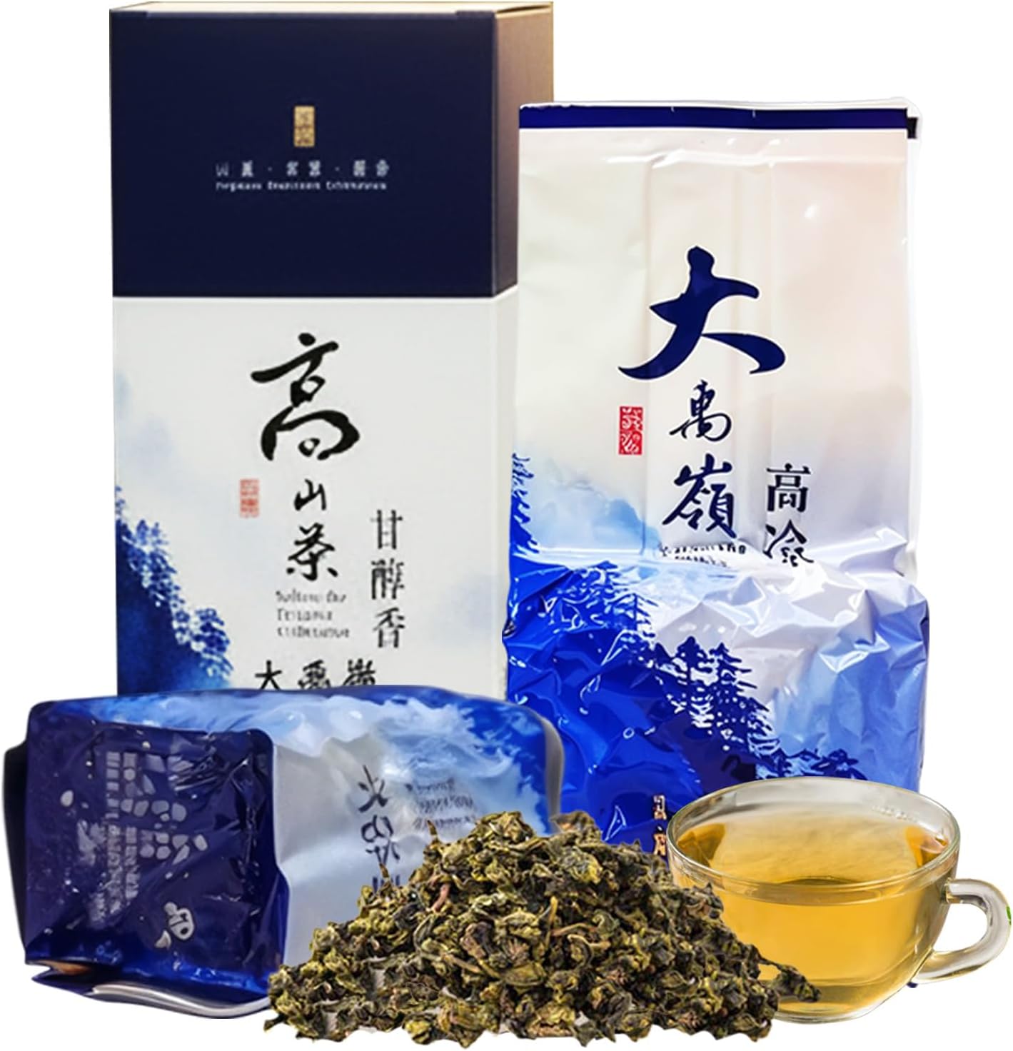 ZONE - 365 Oolong Loose Leaf Tea from Taiwan Alishan District - High Mountain Premium Quality, 70 Cups Fresh Smooth Unsweetened Loose Tea - 150 Gram (pack of 2)