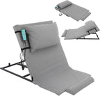 Electric Lifting Backrest, 2-80° Electric Assisted Wake-Up Device Adjustable Electricity Lifting Mattress Sit-Up Back Rest Chair with Remote Control for Living Rooms Bedrooms Nursing Homes