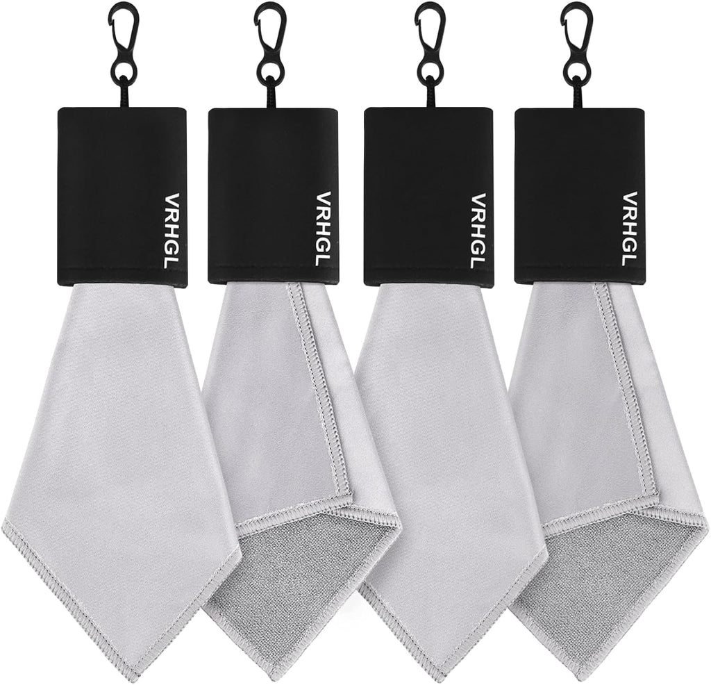 2 Sided Portable Glasses Cleaner Cloth Keychain,Reusable Glasses Cleaning Kit Travel,Microfiber Eye Glasses Lens Cleaning Cloth Wipes Kit with Pouch,Black 6X 6-Inch