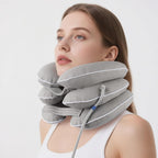 Neck Stretcher, Cervical Neck Traction Device for Instant Neck Pain Relief, Inflatable & Adjustable Neck Support Brace, Neck Traction Pillow for Home Use Neck Decompression