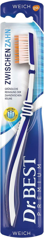 Dr.Best Interdental Toothbrush, Soft (Pack of 1) for Thorough Cleaning of Interdental Spaces