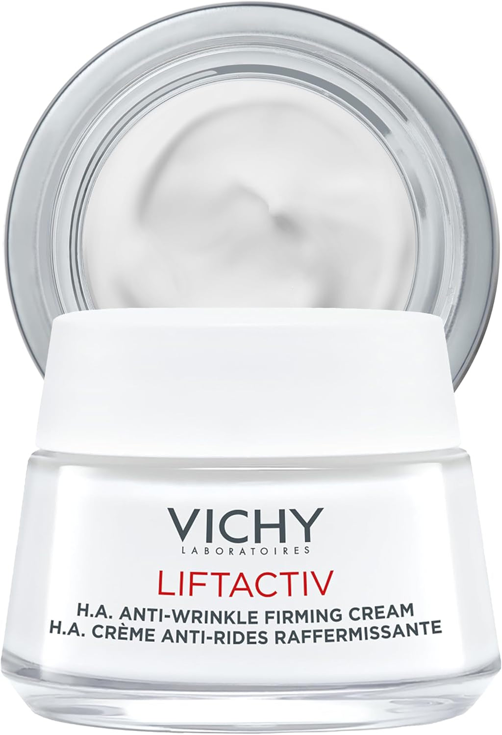 Vichy LiftActiv H.A. Anti-Wrinkle Firming Cream, Anti Aging Face Cream With Vitamin C & Hyaluronic Acid, Smoothing & Firming For Wrinkles, Visibly Plumps Skin & Improves Radiance