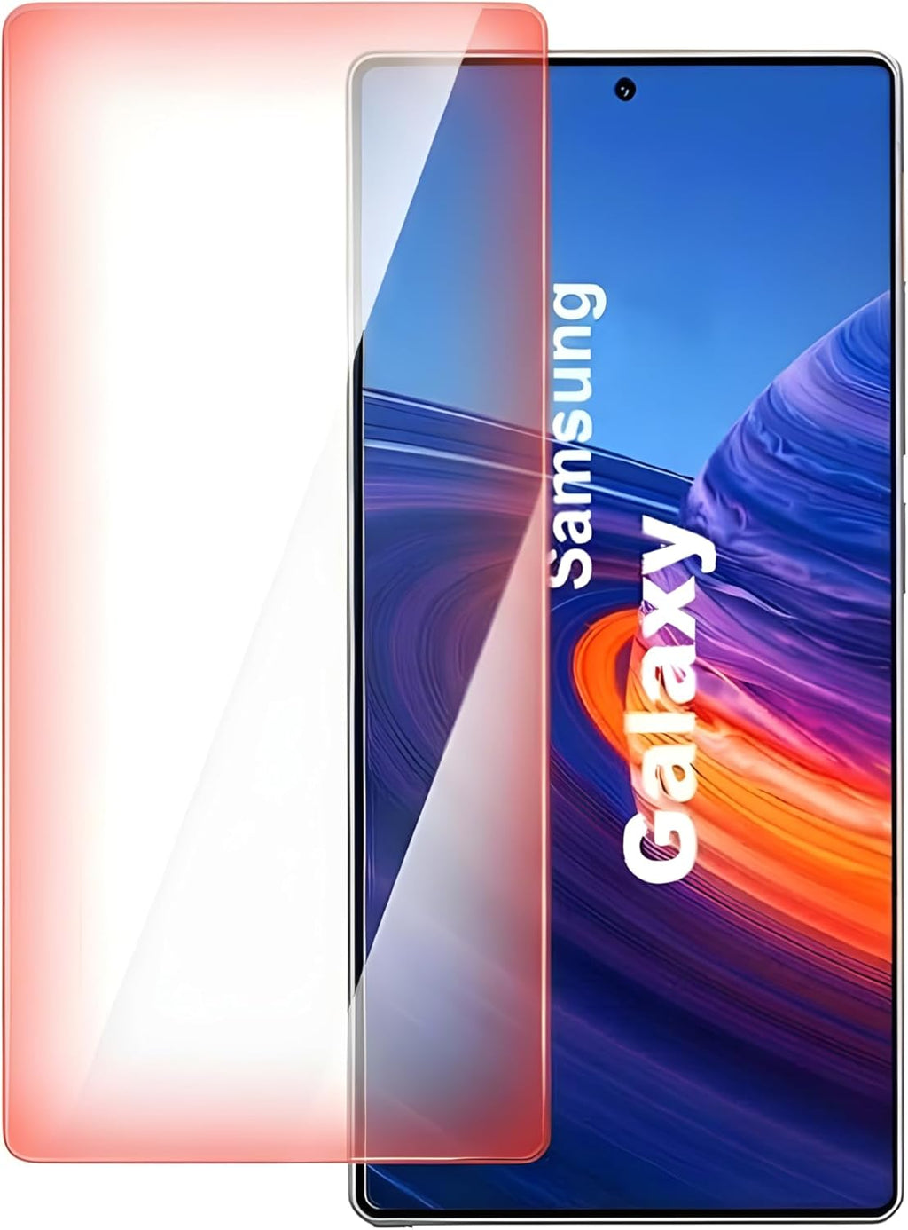 Red Light Converter Screen Protector for [Samsung Galaxy S26] - 9H+ Anti-Blue Light Tempered Glass, Eye and Skin Protection, Ultra-Clear Color HD, 12FT Shatter-Proof, Touch Sensitive