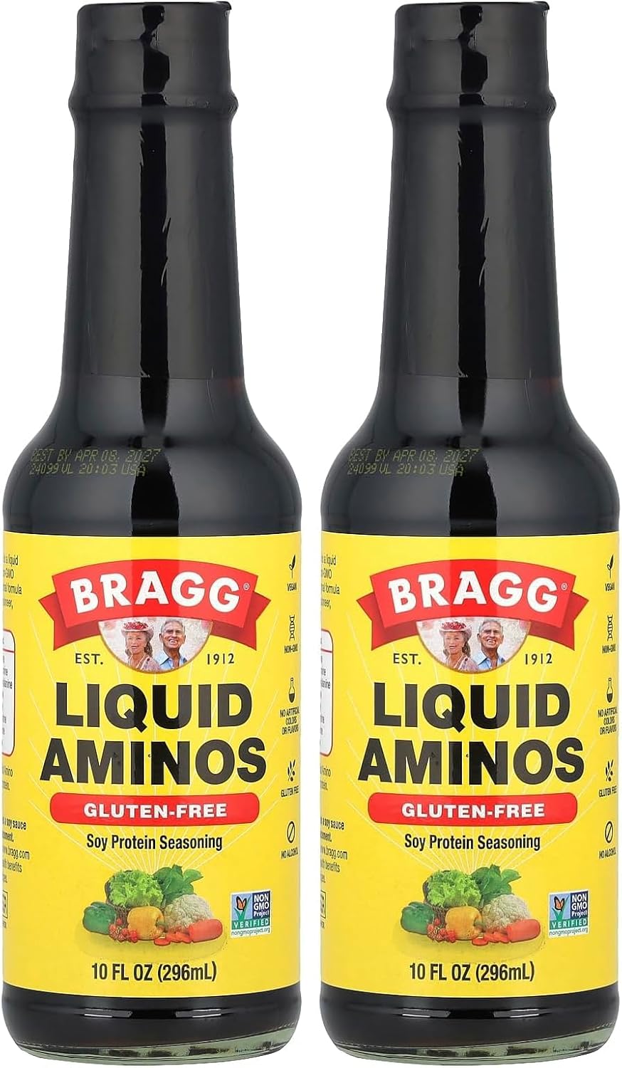 Bragg - All Natural Liquid Aminos All Purpose Seasoning - 10 oz. (Pack of 2)