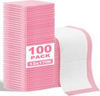 100 Pack Disposable Changing Pads for Baby,13x17In Baby Disposable Underpads,Waterproof Diaper Changing Pad,Ultra Absorbent,Breathable Leakproof Underpads Bed Table Protector Mat