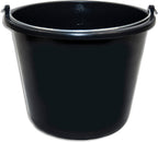 Stella Bucket for Construction Site - Black (5 Litres)