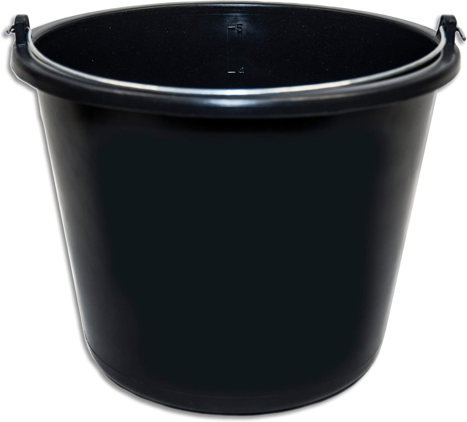 Stella Bucket for Construction Site - Black (5 Litres)
