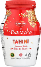 Haddar, Tahini Sesame Paste - Plain, 15.9 Ounce