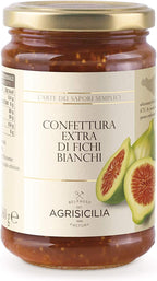 Agrisicilia Sicilian Jam and Marmalade 12.7oz Made in Italy (White Fig, 2 Pack)