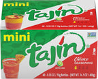 Tajin Clásico Chile Lime Seasoning Mini Display 0.35 oz, 40 Mini Bottles (Pack of 1)