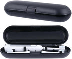 VALICLUD Toothbrush Travel Case 2-Pack Portable Toothbrush Storage Box with Cover for Electric Holder Compatible with Most Electric Toothbrushes 8.66X2.55X1.57 Inch