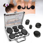 10Pcs Hot Stones Massage Set,Hot Stones Massage Warmer Kit,Portable Hot Stone with Heater for Home Spa Warming Therapy Relaxing