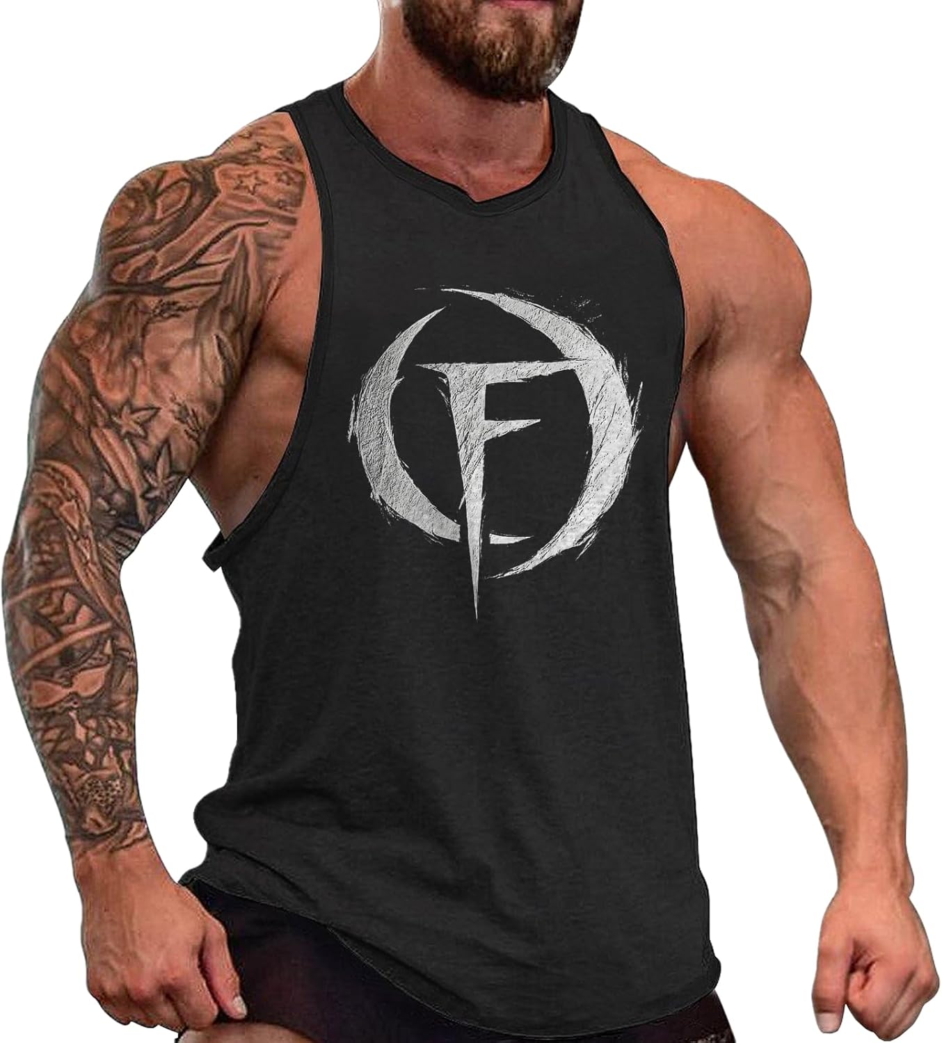 Mens Tank Top Summer Print Sleeveless Shirt Gym Quick Dry Muscle Casual Comfy Undershirt