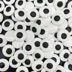 Weraru Big Candy Eyeballs Eye Ball Sweets Cake Cupcake Toppers Cookie Dessert Sprinkles Decorations for Christmas Birthday Party Supplies 4.2Ounce